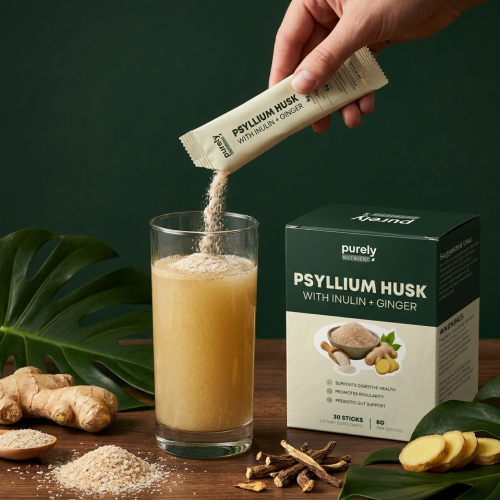 Purely Nutrient Psyllium Husk (with Inulin & Ginger)