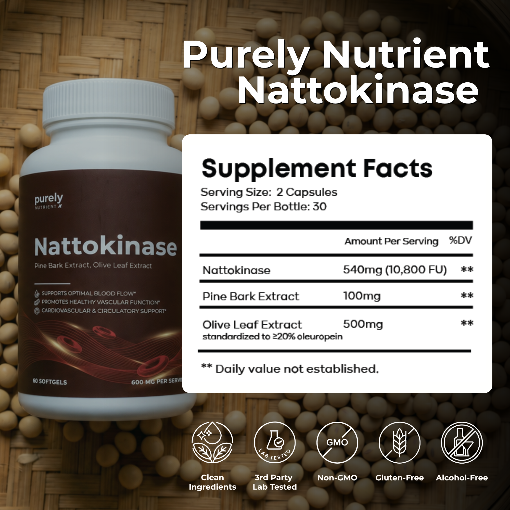 Purely Nutrient  Nattokinase