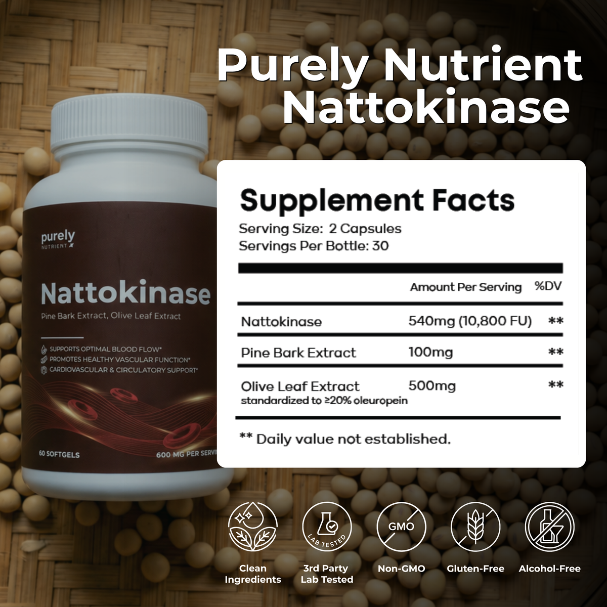 Purely Nutrient  Nattokinase