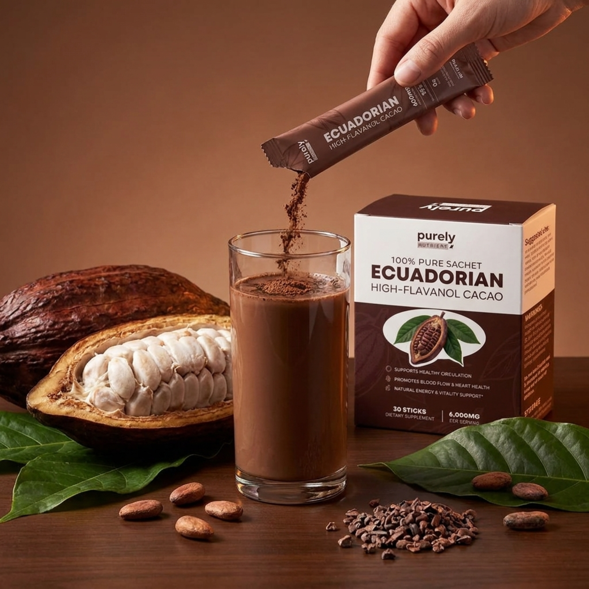 Purely Nutrient Ecuadorian Cacao