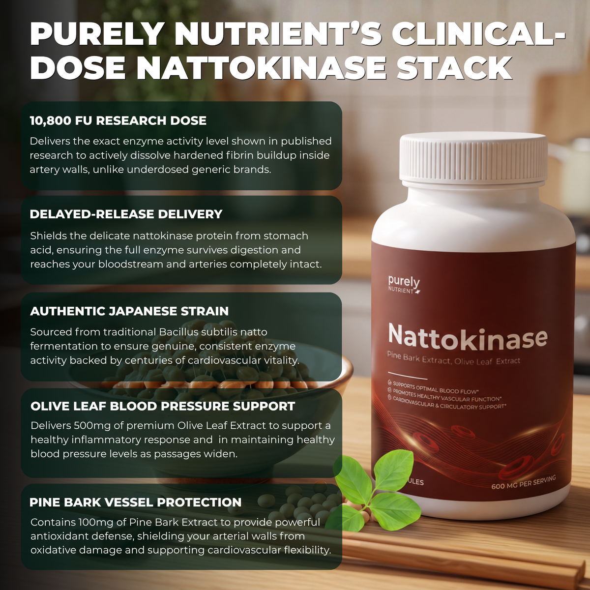 Purely Nutrient  Nattokinase